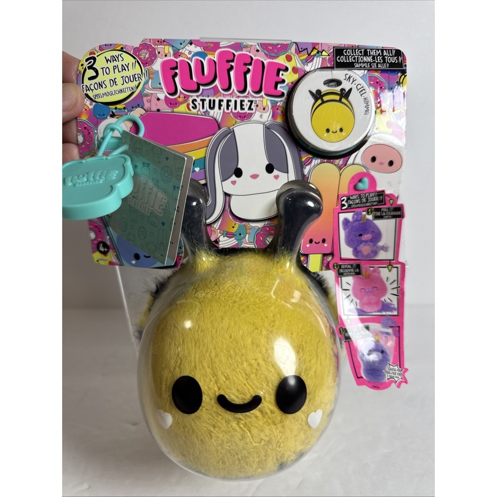 Fluffie‎ Stuffiez Bee Collectible Plush  New in Package